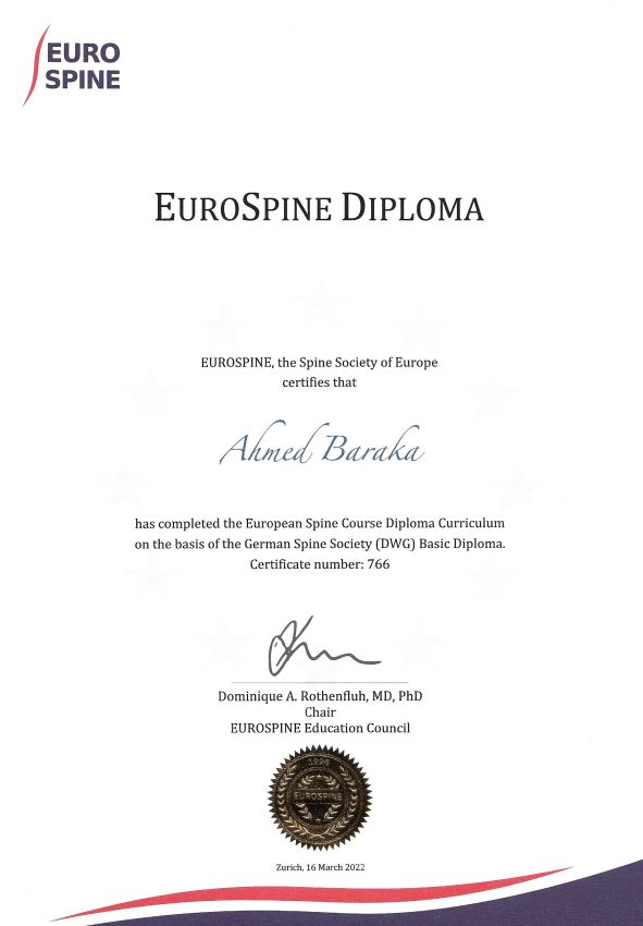 eurospine diploma