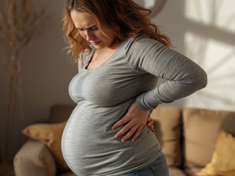 Rückenprobleme bei Schwangeren und jungen Müttern 